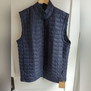 Navy Blue North Face Puffer Vest